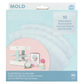 WE R MEMORY KEEPERS MOLD PRESS PLASTIC SHEETS 40/PKG-CLEAR -LAMINAS DE PLÁSTICO PARA HACER MOLDES