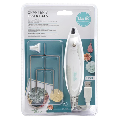 WE R MEMORY KEEPER SPINING TOOL - HERRAMIENTA PARA FILIGRANA PAQUETE CON 4