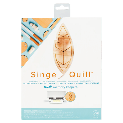 WE R MEMORY KEEPERS SINGE QUILL STARTER KIT - KIT PARA PIROGRABADO
