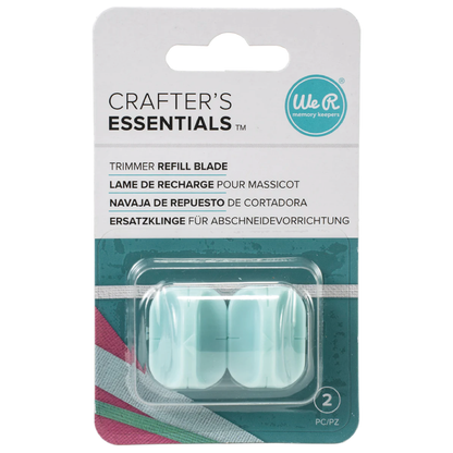 WE R MEMORY KEEPERS TRIMMER REFILL BLADES 2/PKG-FOR WR660407 & WR660453