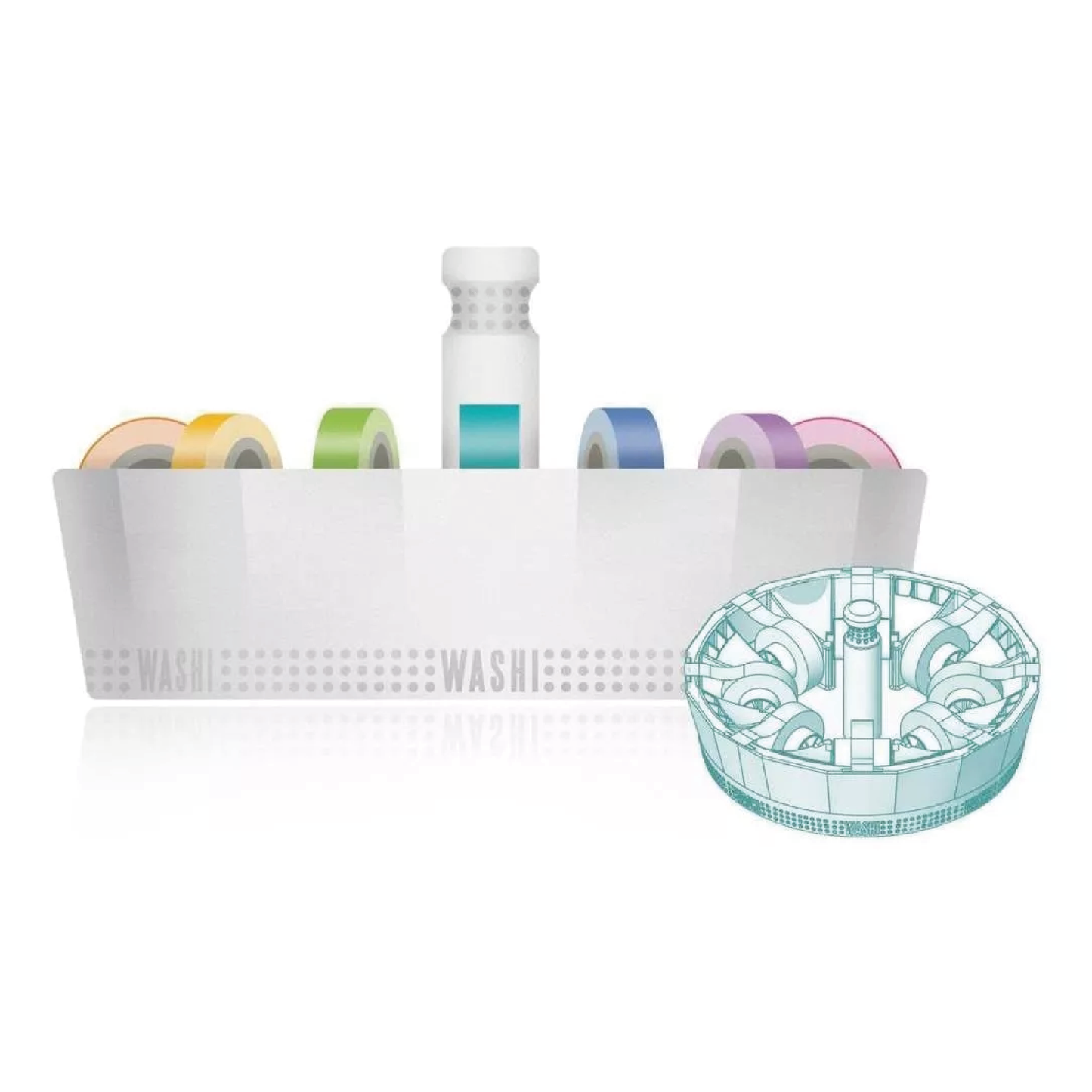 WE R MEMORY KEEPERS WASHI DISPENSER - DISPENSADOR DE CINTAS WASHI