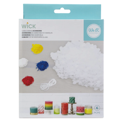 WE R WICK CANDLE WAX & WICK BUNDLE - ACCESORIOS PARA HACER VELAS