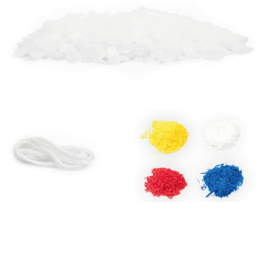 WE R WICK CANDLE WAX & WICK BUNDLE - ACCESORIOS PARA HACER VELAS