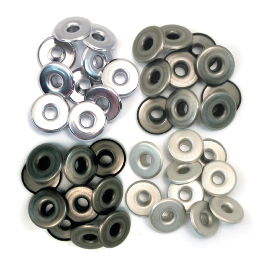 WE R WIDE COOL METAL EYELETS - OJALES ANCHOS METÁLICOS
