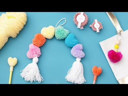 WE R MEMORY KEEPERS HEART POM POM MAKER 2/PKG - CREADOR DE POMPONES DE  CORAZON